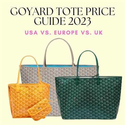 goyard bag price 2023|goyard bucket bag price 2023.